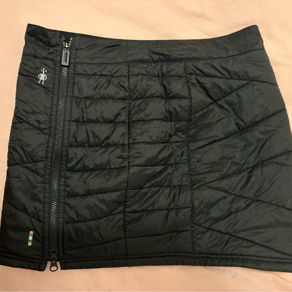 Smartwool Women's Quilted Black Mini Skirt